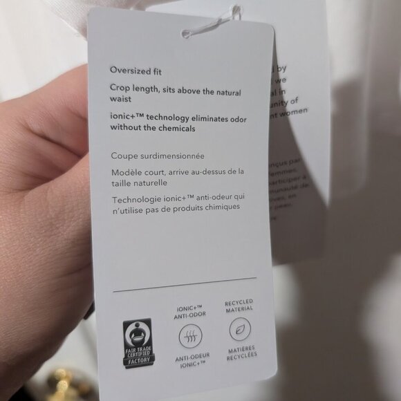 Athleta | Elemental Cropped Tee In White - Picture 8 of 14